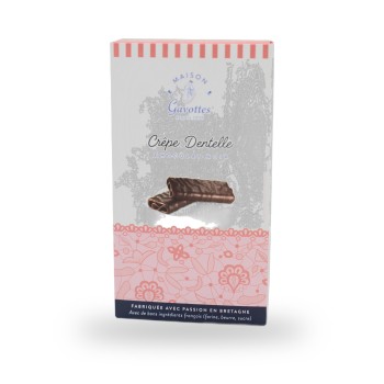 Gavottes, Crèpes Dentelles mit Zartbitterschokolade - 100g