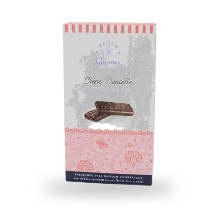 Gavottes, Crèpes Dentelles with dark chocolate - 100g