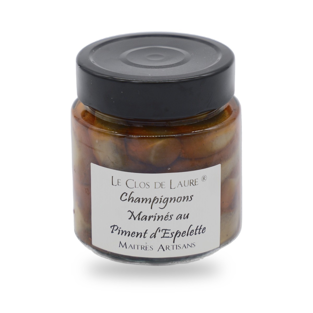 Le Clos de Laure, Marinierte Champignons mit Chili aus Espelette - 270g