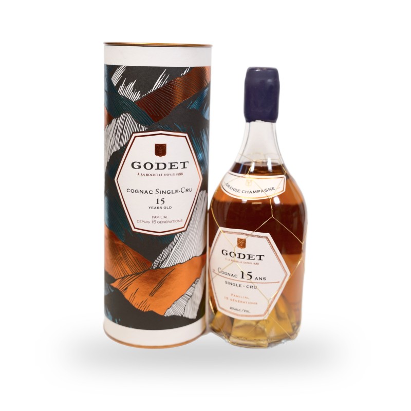 Cognac Godet, Cognac Grande Champagne 15 ans - 70cl