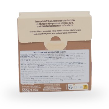 Guyaux, Kakaokonfekt mit Karamellstückchen aus Sahne von Isigny  - 100g