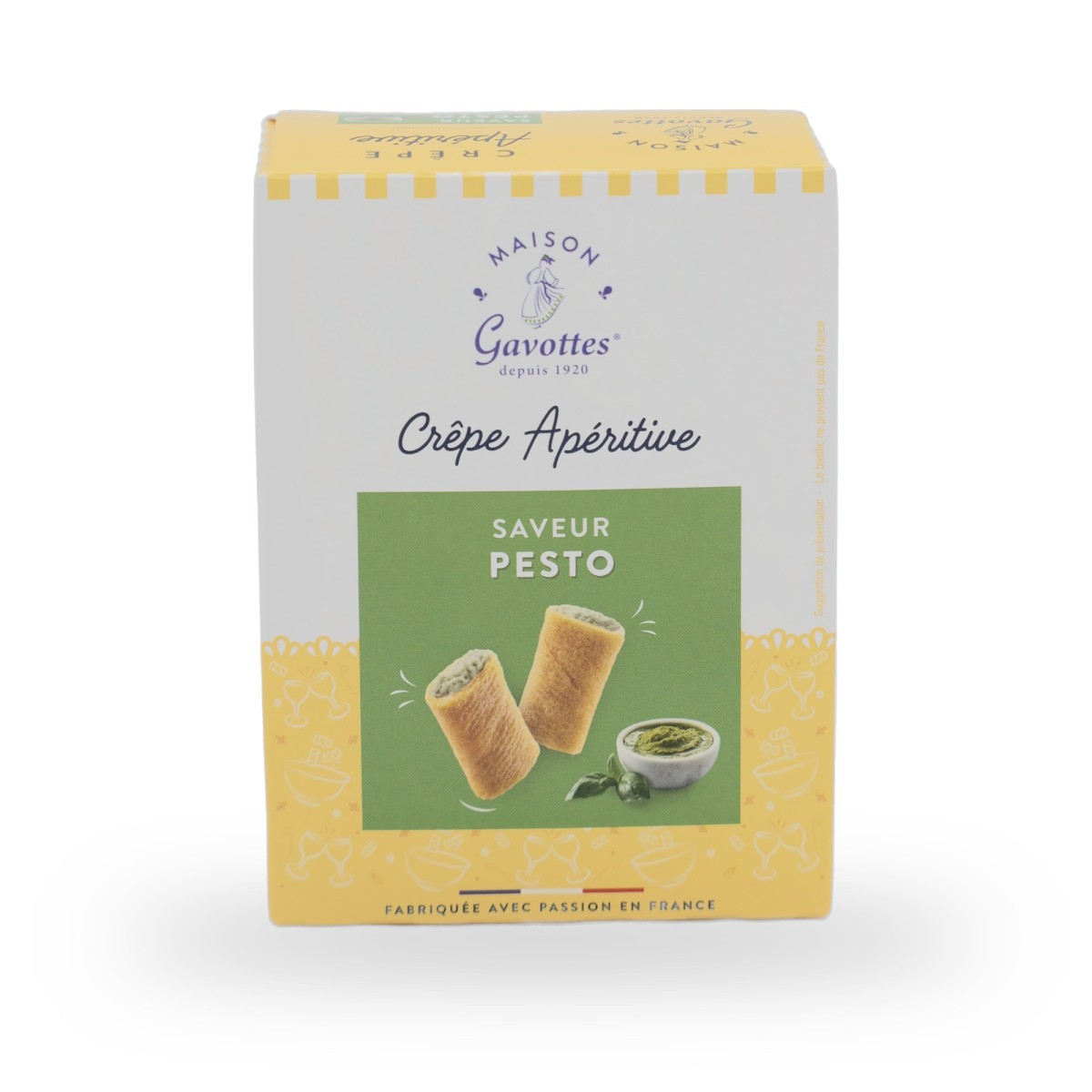 Gavottes, Mini Crêpe Dentelle Pesto - 110g