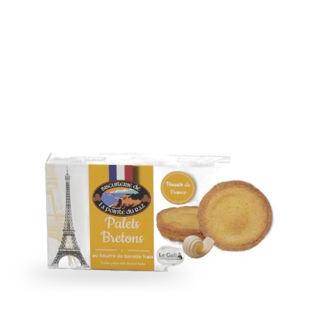 Biscuiterie de la Pointe du Raz, Palets caramel - 40g