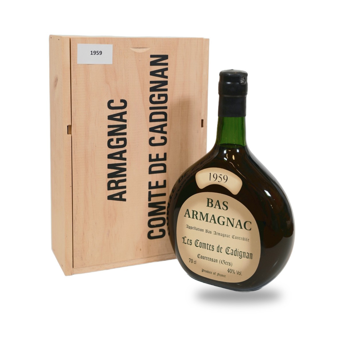 Les Comtes de Cadignan, Bas-Armaganac 1959 - 70cl