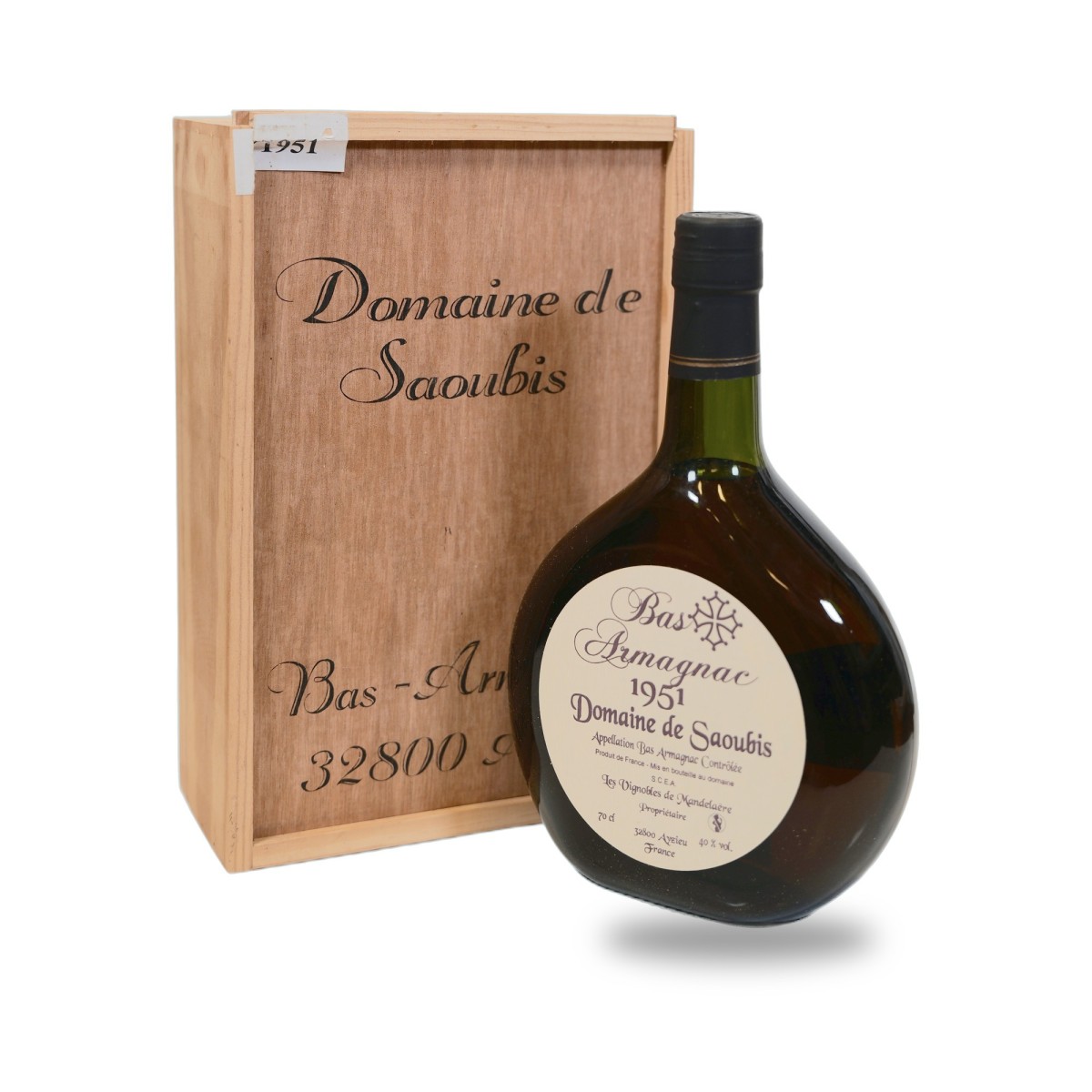 Domaine de Saoubis, Bas-Armaganac 1951 - 70cl