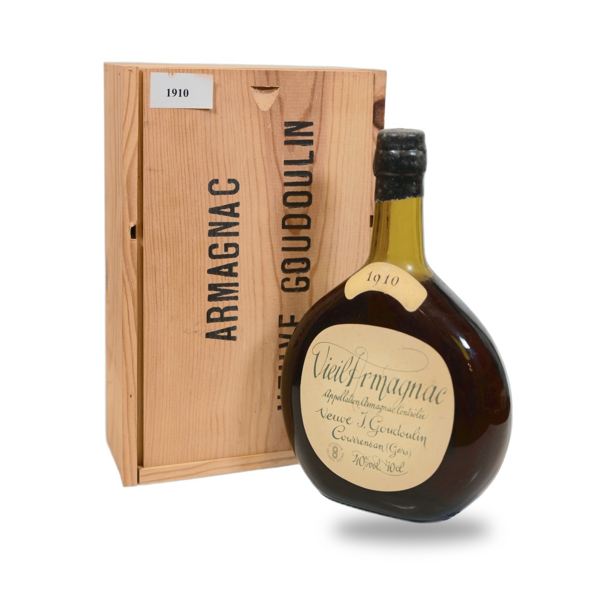 Veuve J. Goudoulin, Bas-Armaganac 1910 - 70cl