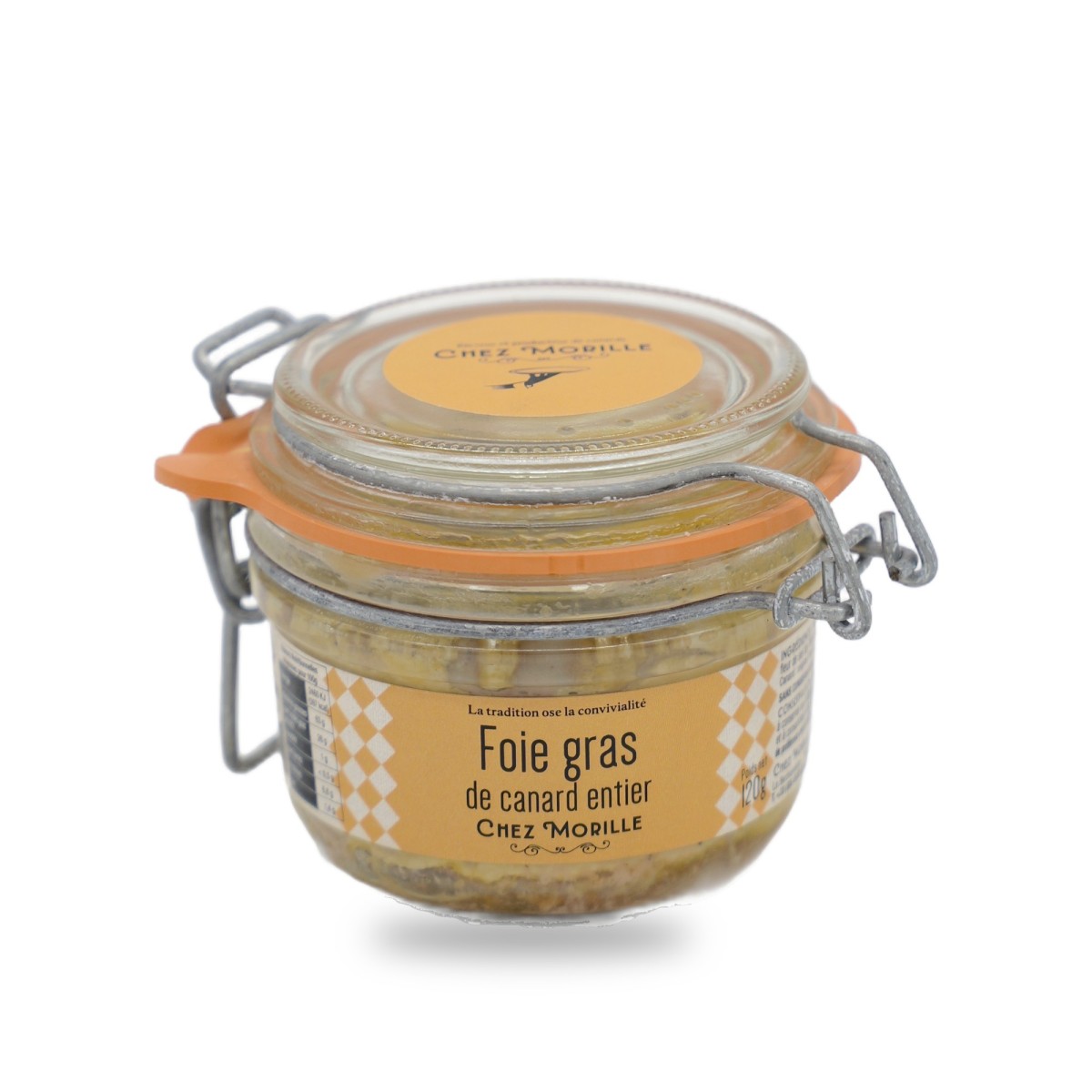 Chez Morille, Foie gras de canard entier - 120g