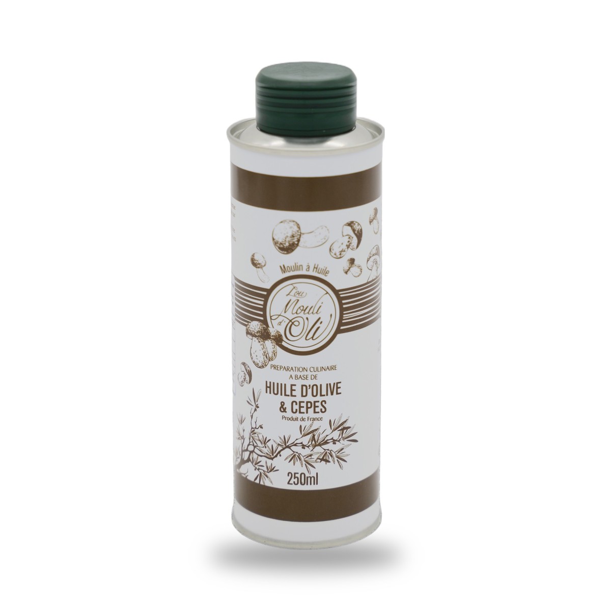 Lou Mouli d'Oli, olive oil with porcini mushrooms - 25cl