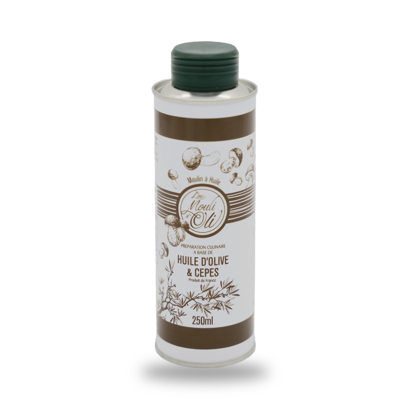 Lou Mouli d'Oli, Olivenöl mit Steinpilzen - 25cl