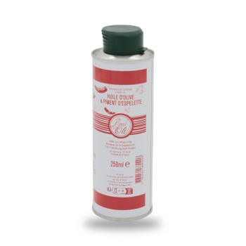 Lou Mouli d'Oli, Huile d'olive piment d'Espelette - 25cl