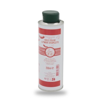 Lou Mouli d'Oli, olive oil with Espelette chili - 25cl
