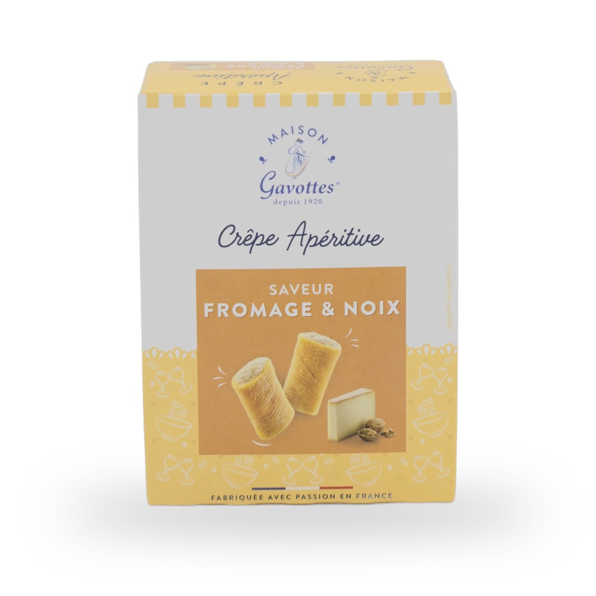Gavottes, Mini Crêpe Käse- und Nussaroma - 110g