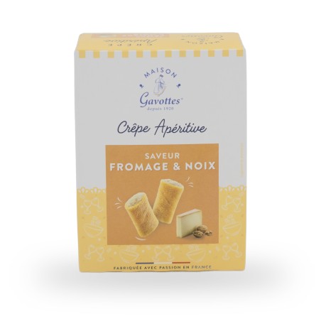 Gavottes, Crêpe Apéritive saveur fromage & noix - 110g