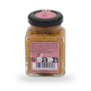 Martin-Pouret, Orléans-Senf mit Chili aus Espelette  - 95g
