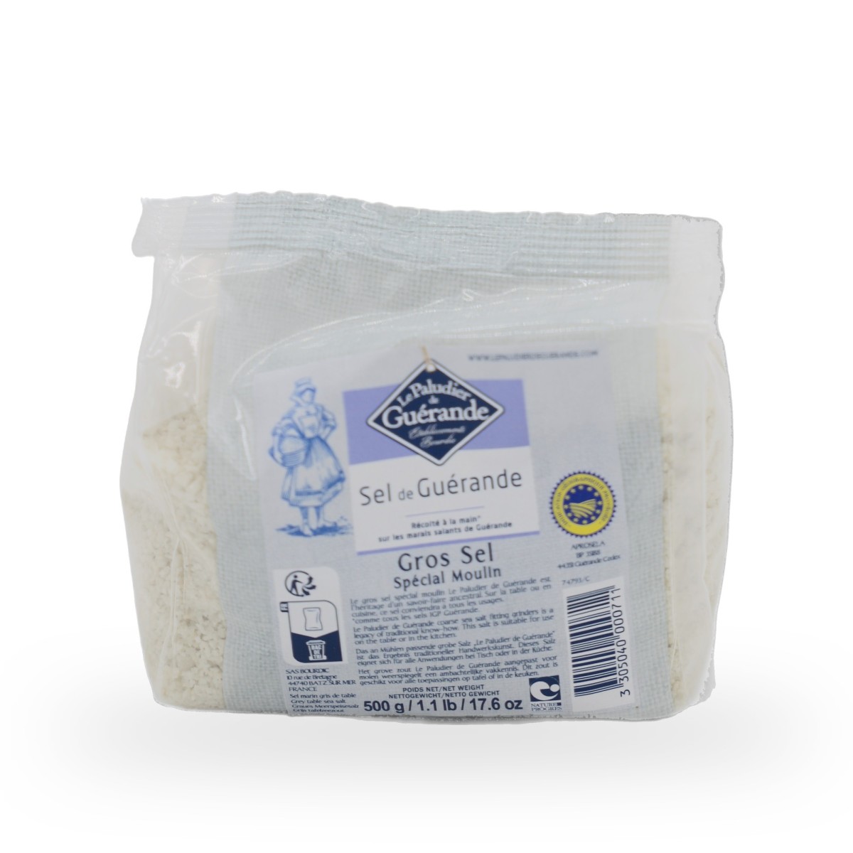 Le Paludier, Grobes Salz für die Salzmühle - 500g