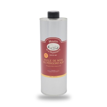 Moulin de la Veyssière, Huile vierge de noix - 100cl
