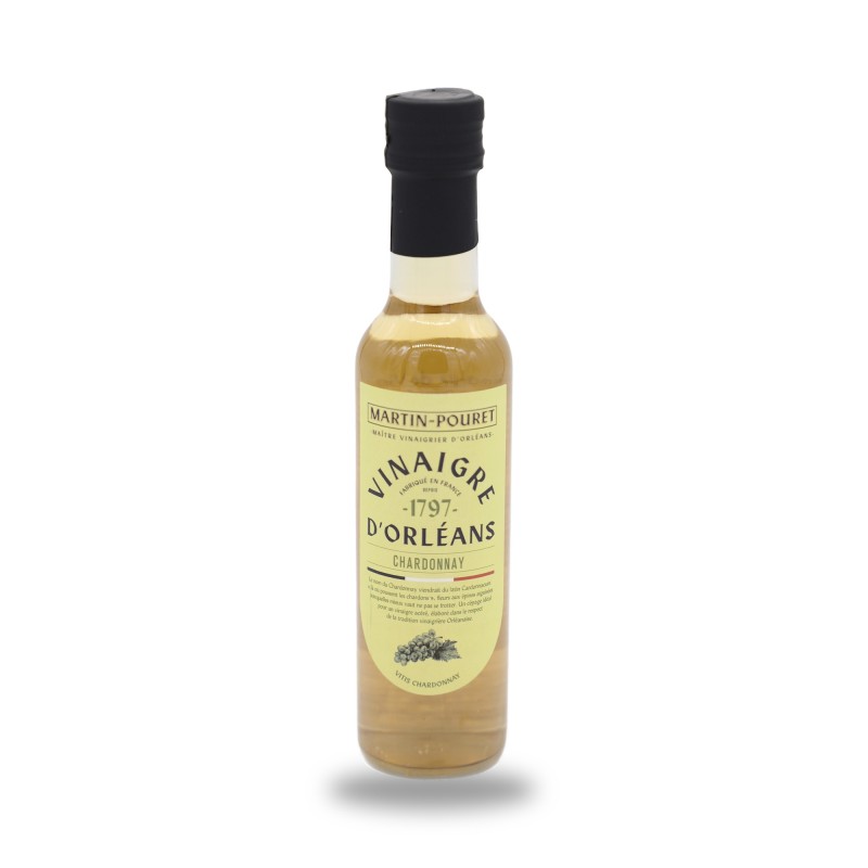 Martin-Pouret, Chardonnay vinegar from Orléans aged and fermented in wooden barrels - 25cl