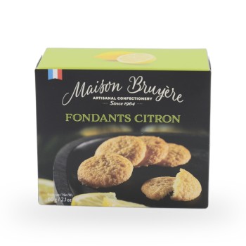 Maison Bruyère, Biscuits fondants aromatisés au citron - 50g