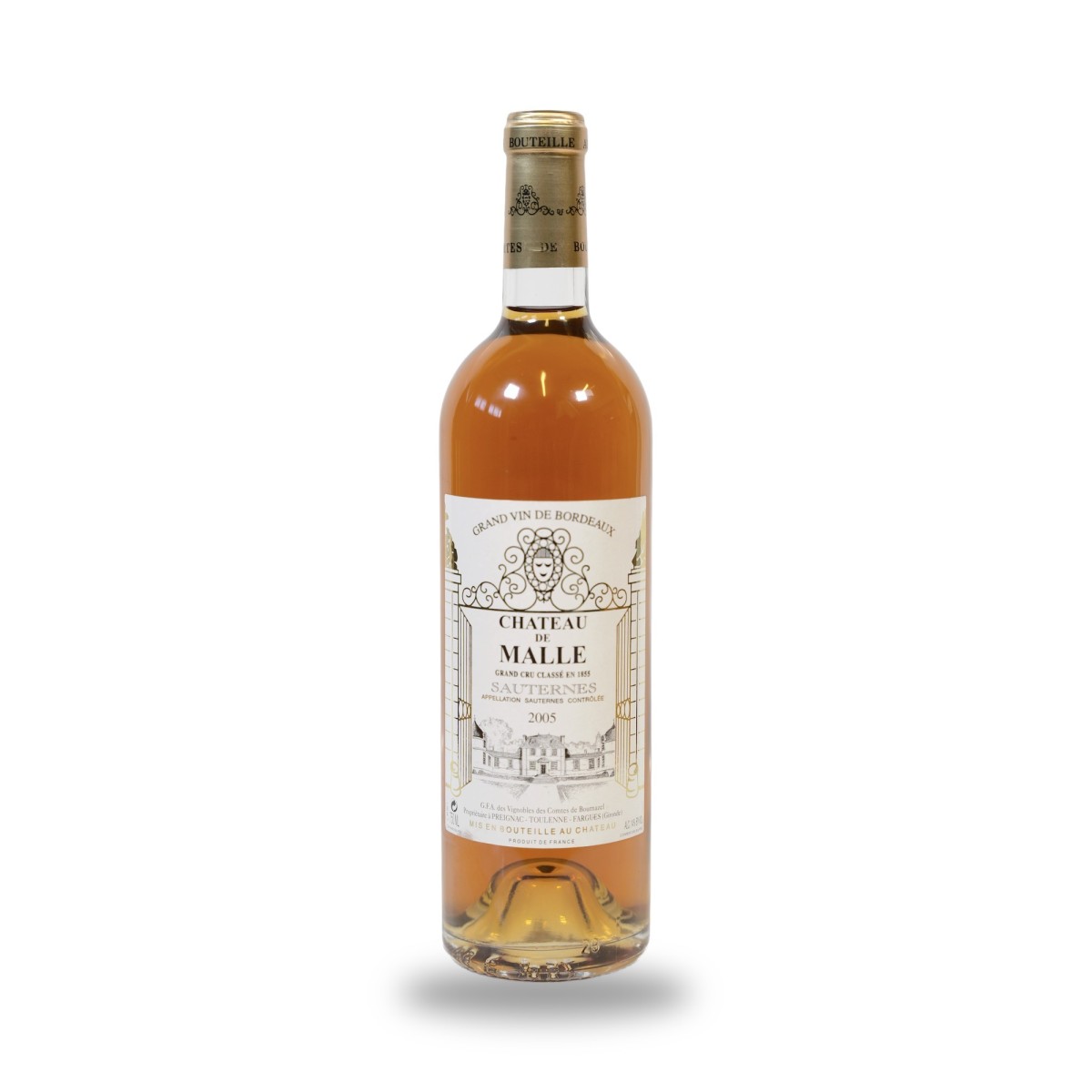 Château de Malle 2005, Sauternes 2° Grand Cru Classé - Parker 92 - 75cl