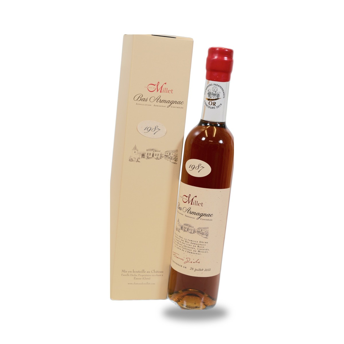 Château de Millet, Bas-Armagnac 1987 - 50cl