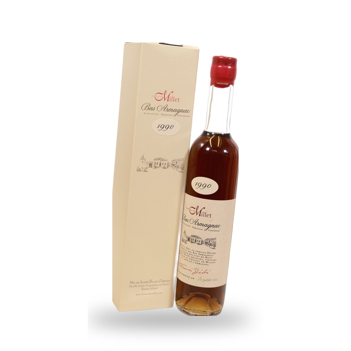 Château de Millet, Bas-Armagnac 1990 - 50cl