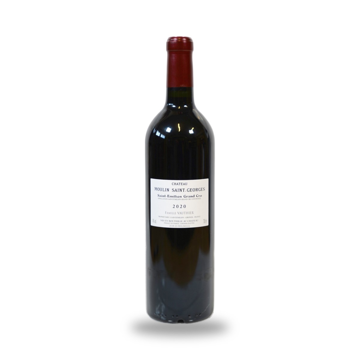 Château Moulin Saint-Georges 2020, Saint-Émilion Grand Cru - Parker 91