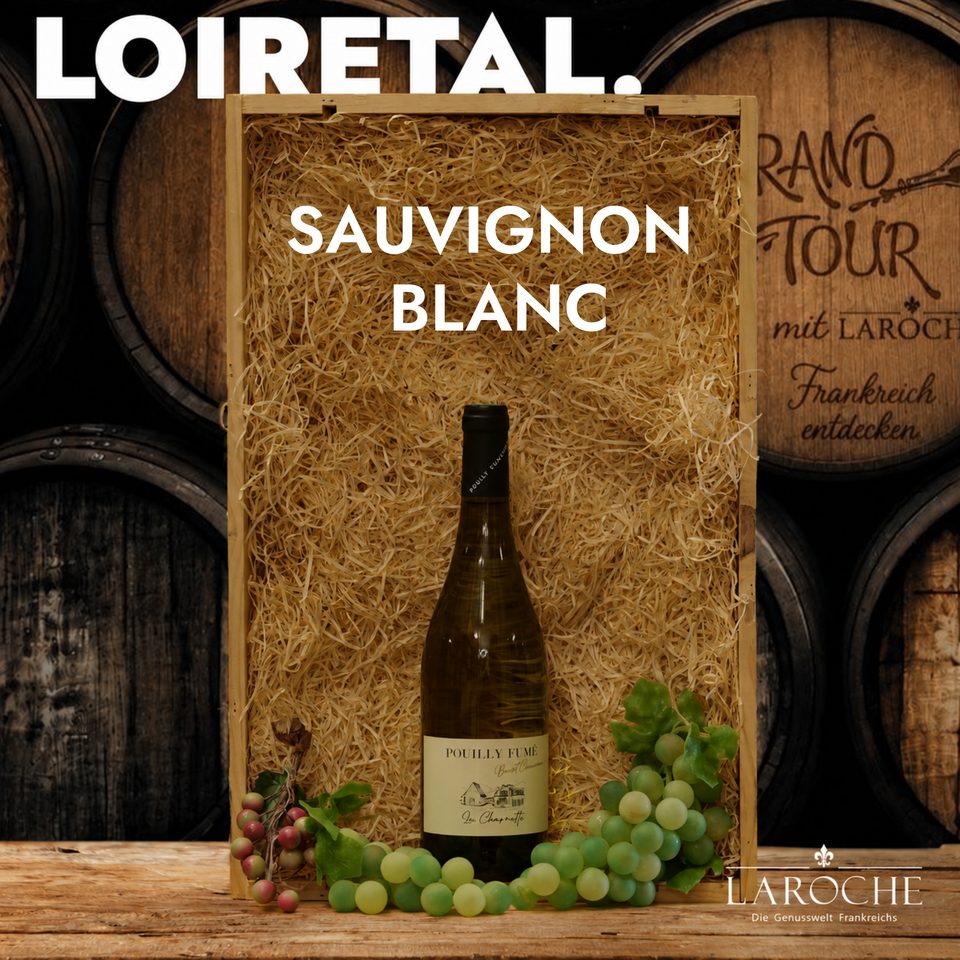 Pouilly-Fumé by Domaine Benoît Chauveau in the wooden box