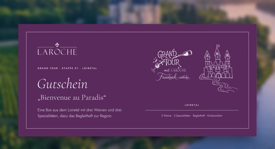 Gutschein Bienvenue au Paradis