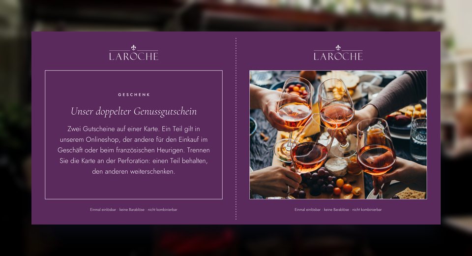 Der Doppelgutschein von Laroche