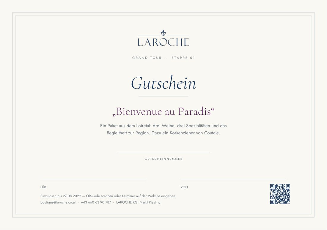 Laroche voucher for the first stage of the Grand Tour
