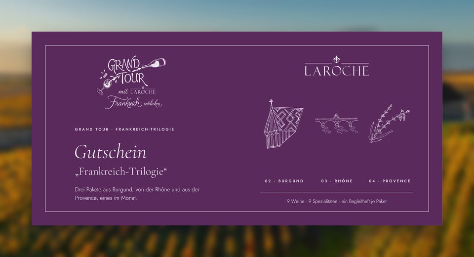 Gutschein Frankreich-Trilogie